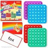 The Fidget Game Word Pop CVC Words - Learn to Read in Weeks - Multisensory Reading & Phonics Interactive Tools Ideal for Pre Kindergarten to 1st Grade (Packaging May Vary)