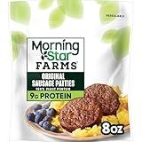 MorningStar Farms Plant Based Sausage Patties, Vegan Meat (6 Count)