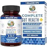 MaryRuth Organics Complete Gut Health+ Capsules | 5 Probiotic Blend | Butyrate | Corebiome® | Vegan Gut Support | Support Gastrointestinal Health & Microbiome | 2 Capsules Daily | 30 Servings