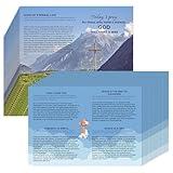 MotiMind 500 Pcs Gospel Tract Card Bulk Salvation Bible Verses Christian Prayer Tracts for Evangelism Pocket Holy Postcards Inspirational Church Supplies Greeting Men Women Ministering Tool