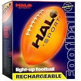 Rechargeable Light Up Football - Glow in The Dark Ball - NO 6 - Outdoor Sports Birthday Gifts for Boys 8-15+ Year Old - Kids Teenage Youth Gift Ideas - Boy Toys Stuff Ages 8 9 10 11 12 13 14 15