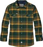 Legendary Whitetails Men's Standard Legendary Outdoors Everest Performance Flannel Long Sleeve Snap Down Shirt, Hudson Plaid, X-Large