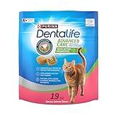 Purina DentaLife Made in USA Facilities Cat Dental Treats, Savory Salmon Flavor - 19 oz. Bag
