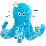 Dog Toys for Aggressive Chewers Indestructible Squeaky Dog Toys Octopus-Tug of War Dog Toys for Large Breed Tough Interactive Stuffed Dog Chew Toys for Puppies Small & Large Dogs