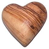 LION OF JUDAH MARKET Olive Wood Heart Paperweight
