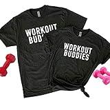 Workout Buddies, Matching Workout Shirts for Couples, His and Hers Workout Shirts, Matching Couple Shirts, Matching Gym Shirts for Couples