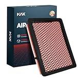 KAX Premium Engine Air Filter, GAF080 (CA12260) Replacement for Chevrolet Equinox 2018 2019 2020 2021 2022 2023, GMC Terrain 2018-2023, Advanced Air Filter Media, Increased Acceleration