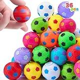 JOYIN 36 Pack Soccer Fidget Spinners for Kids, Soccer Party Favors, Fidget Toys Bulk, Stress Balls, Goodie Bag Stuffers for Birthday Party, Treasure Box for Classroom