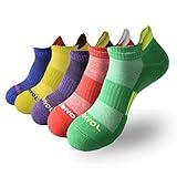 JOYNÉE Men’s Athletic Socks Low Cut Cushion Running Socks Breathable Comfort for Sports 6 Pack,Multicolor,Sock Size 10-13