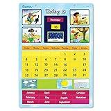 Learning Resources Magnetic Learning Calendar, 51 Magnetic Pieces & Calendar, Measures 12" x 16-1/2", Back to School Supplies,Teacher Supplies for Classroom