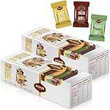 Variety Pack of Halvah Marble, Vanilla, and Walnut Israel Candy Bars– Vegan-Friendly, Certified Kosher Snacks with No Dairy or Gluten by Achva, 25 g. Each (2 Pack)