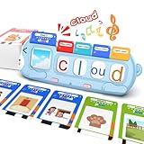 QuTZ Phonics Learning Toy for 4 5 Year Old - Mastering Numbers, Letter Sound, Improving Reading Skills Blending Segmenting Words, Educational Home School Supplies, Preschool Kindergarten Activities