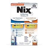 Nix Lice Removal Kit - Lice Treatment Hair Solution and Comb, Home Defense Bedbug and Lice Killing Spray (Pack of 2) (Packaging May Vary)