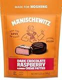 Manischewitz Dark Chocolate Raspberry Creme Patties 5.25oz, Resealable Bag | Gluten Free | Dairy Free | Kosher (including Passover)