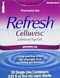 Refresh Celluvisc Lubricant Eye Gel Single-use Containers 30 Ea (3 Pack)