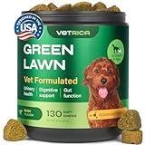 Dog Urine Neutralizer for Lawn - Grass Burn Spot Chews for Dogs - Dog Pee Lawn Spot Saver Caused by Dog Urine - Digestive Health Support Soft Chews - Grass Savers for Dog Urine - Grass Treatment Rocks