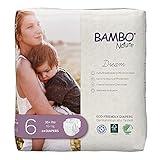 Bambo Nature Hypoallergenic Dream Baby Diapers, Premium Eco-Labeled Sustainable Diapers, Enhanced Leakage Protection, Totally Chlorine-free, Skin Friendly, and Super Absorbent - Size 6 (72 Count)