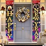 Happy New Year Banner Backdrop, New Years Eve Party Supplies 2025, Happy New Year Decorations 2025,New Years Party Supplies, New Years Eve Party Favors, NYE Decorations Party Supplies