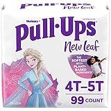 Pull-Ups New Leaf Girls' Disney Frozen Potty Training Pants, 4T-5T (38-50 lbs), 99 Ct (3 packs of 33), Packaging May Vary