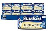 StarKist Chunk White Albacore Tuna in Water, 12 Oz, Pack of 12