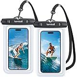 Lamicall Waterproof Phone Pouch Case - [2 Pack][Easy Lock & Heavy Duty] IPX8 Water Proof Cell Phone Dry Bag for Beach, Protector for iPhone 16 15 14 13 12 11 Pro Max Plus XS XR, Galaxy S24 S23, 4-7"