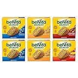 belVita Breakfast Biscuits Variety Pack, 4 Flavors, 6 Boxes of 5 Packs (30 Total Packs)