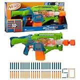 Nerf Elite 2.0, Double Punch Motorised Blaster, Fast Alternative Guns, 50 Nerf Elite Darts, 2 Chargers 10 Darts, From 8 Years