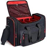 Mancro Padded Sneaker Bag, Sneaker Travel Bags fit 4 Pairs, Waterproof Sneaker Duffle Bags with Insulated Pocket, Sports Gym Bag for Basketball, Shoes, Cloth, Outdoor Sports Bag, Sneakerhead Gifts