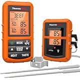 ThermoPro TP20 500FT Wireless Meat Thermometer with Dual Meat Probe, Digital Cooking Food Meat Thermometer Wireless for Smoker BBQ Grill Thermometer