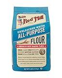 Bob's Red Mill Flour White Unbleached Organic 5 Pound (Pack of 1)