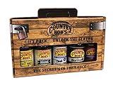 Country Bob's Seasoning & Rub Variety Pack | Includes All Purpose Sauce, Original BBQ Sauce, Seasoning Salt, All Purpose Marinade & Sweet Honey BBQ Sauce | Marinating & Grilling All Purpose Pack