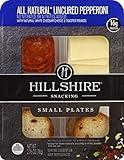 Hillshire Snacking All Natural Uncured Pepperoni Deli Lunch Meat with Natural White Cheddar Cheese, 2.76 Oz