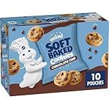 Pillsbury Mini Soft Baked Cookies, Chocolate Chip, Snack Bags, 10 Ct, 10 oz