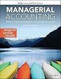 Managerial Accounting: Tools for Business Decision Making