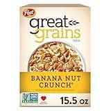 POST GREAT GRAINS BANANA NUT CRUNCH RTE CEREAL BANANA NUT CRUNCH FLAKE AND CLUSTER BOX 15.5 OUNCES 1