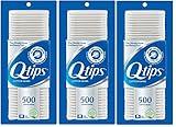 Q-tips Cotton Swabs, 500 Count (Pack of 3)