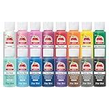 Apple Barrel, Vibrant Spectrum Collection Acrylic Craft Paint, PROMOABIII, 2 fl oz each, 16 assorted matte colors, 16 count