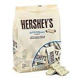 Hershey's Cookies 'n' Creme Snack Size Bars, White Milk Chocolate Candy Bars, 31.9 Oz / 2 Pounds