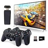 MSCFIT Retro Game Console, Plug & Play TV Gaming Console with 20,000 Built-in Games, 64GB, 4K HDMI Output, 9 Iconic Emulators, 2.4G Wireless Controllers, Black