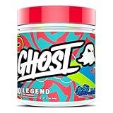 GHOST Legend Pre-Workout Powder, Blue Raspberry - 30 Servings – Pre-Workout for Men & Women with Choline, L-Citrulline, & Beta Alanine for Energy & Focus