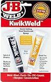 J-B Weld 8276 KwikWeld Quick Setting Steel Reinforced Epoxy - Dark Grey 2 oz