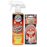 Chemical Guys Signature Scent Air Freshener and Odor Eliminator, 16 fl oz with 3 Pack of Hanging Air Fresheners (Great for Cars, Trucks, SUVs, RVs, Home, Office, Dorm Room & More) - HOL461
