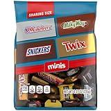 SNICKERS, TWIX, 3 MUSKETEERS & MILKY WAY Christmas Candy Chocolate Bar Variety Pack Bulk Bag