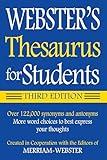 Webster's Federal Street Press Thesaurus for Students, 3rd Edition, Paperback, Grades 6 and Up, 352 Pages