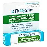 FixMySkin Healing Body Balm 0.5 oz - Soothing Fragrance-Free Moisturizer for Dry Skin, Eczema Relief