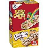 Golden Grahams Lucky Charms Breakfast Cereal Treat Bars Variety Pack, 28 ct