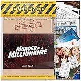 Cryptic Killers Unsolved Murder Mystery Game - Cold Case File Investigation - Detective Clues/Evidence - Solve The Crime - for Individuals, Date Nights & Party Groups - Murder of a Millionaire