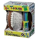 Franklin Sports iColor Mini Football - Custom Color Youth Junior Football with Markers Included - Design Your Own Football for Kids + Toddlers