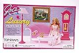 Girl's Favorite Classic Style Luxury Living Room Gloria Doll furniture's for 11 to 12" Fashion Doll.