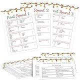 Qoqxjodd Christmas Party Game, Christmas Friendly Feud, Family Game Night, Family Group Games, Christmas Trivia Game, The Holiday Party Game of Guessing Top Answers - S003